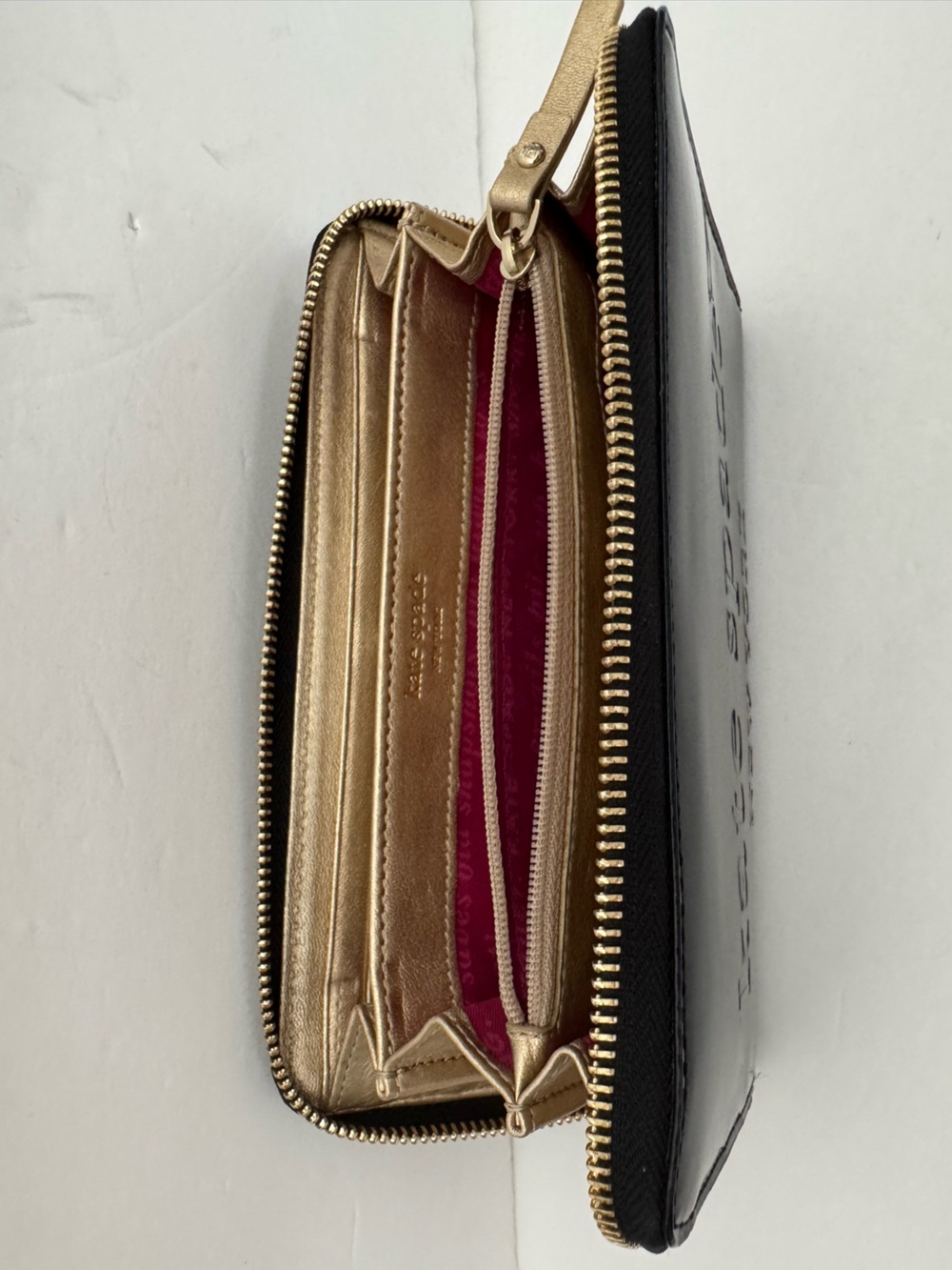 kate spade Chrissy Black Patent Wallet PWRU1184 - Picture 12 of 16